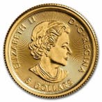 Canada. 2020 1/10 oz $5 CAD Canada Gold North American Bald
