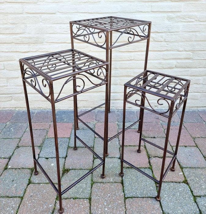 Bijzettafel (3) - IJzer, Antiquités & Art, Art | Objets design