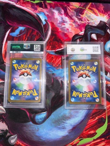 Pokémon - 2 Graded card -  Illustration alternative,