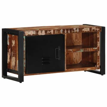 vidaXL Tv-meubel 80x30x40 cm massief hout gerecycled, Verzenden