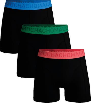 Muchachomalo Boxershorts Microfiber 3-Pack 36 maat L Heren, Kleding | Heren, Ondergoed, Verzenden, Zwart, Muchachomalo, Boxer