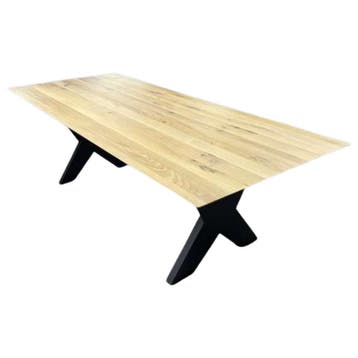 bert plantagie Eettafel Virginia - Ongebruikt, Verzenden, Zo goed als nieuw, Overige houtsoorten, 100 tot 150 cm