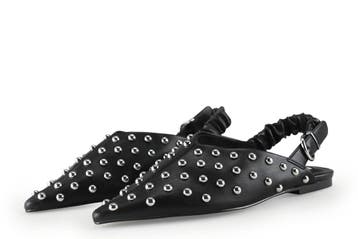 Steve Madden Muiltjes in maat 36 Zwart, Verzenden, Zwart, Steve Madden, Zo goed als nieuw