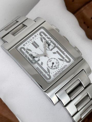 Bvlgari - Rettangolo Chronograph - Sans prix de réserve -, Nieuw