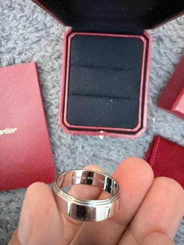 Cartier - Anneau de mariage Platine - Cartier D’Amour