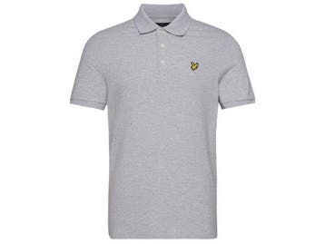 Veiling - Lyle &amp; Scott Plain Polo Shirt Light Grey - S