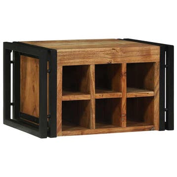 vidaXL Wijnrek 2 st 46 x 35 x 27,5 cm Massief Acacia Hout, Verzenden