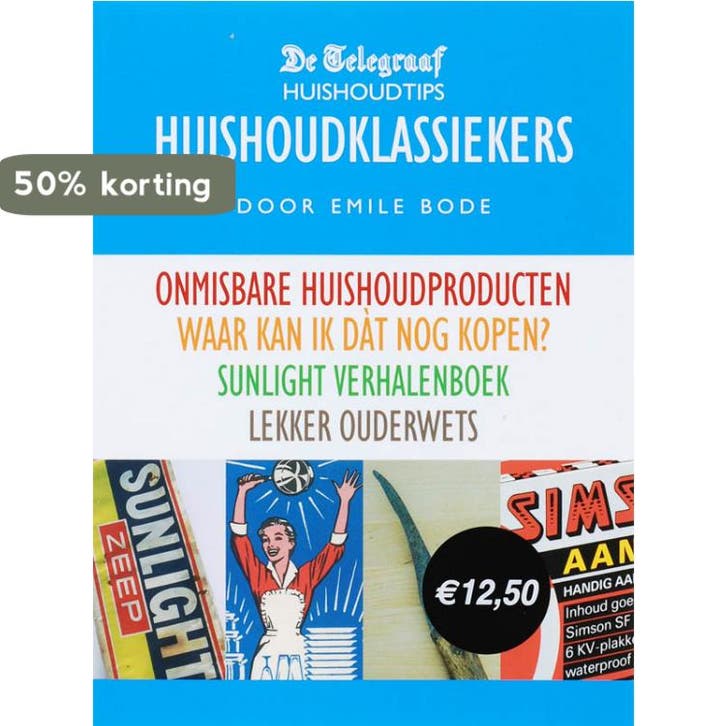 De Telegraaf Huishoudklassiekers 9789085104056 E. Bode, Boeken, Hobby en Vrije tijd, Zo goed als nieuw, Verzenden
