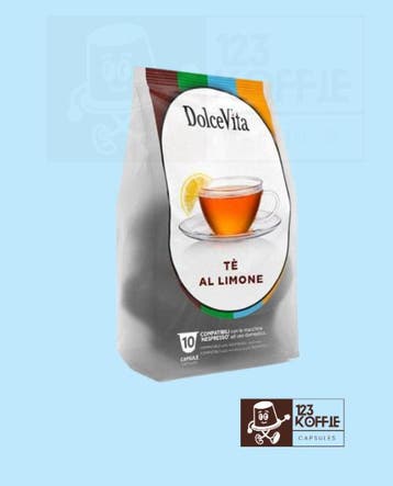 Dolce Vita Tè al Limone – 10 Nespresso® compatibele, Verzenden