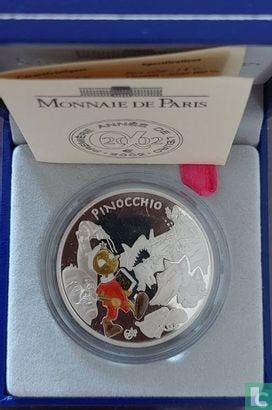 Frankrijk 1½ euro 2002 (PROOF) Pinocchio, Verzenden, Losse munt