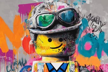 IPR Graph - Street Art Lego Emmet