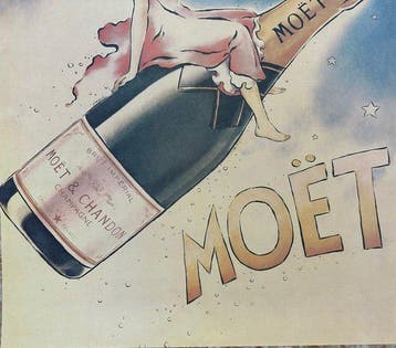 Anonymous - Poster pubblicitario- Moet & Chandon