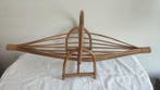 RARE Grand panier allongé - Mand - Rattan - Draagmand op