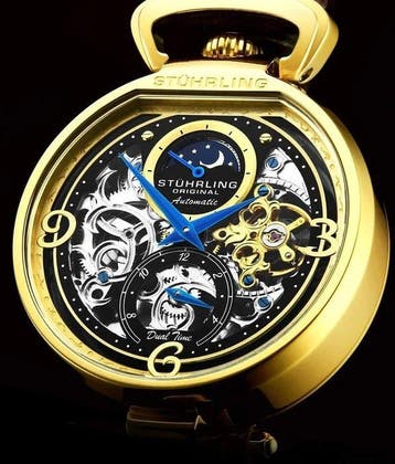 Stührling Original - Automatic - Moon Sun - Dual Time -, Nieuw