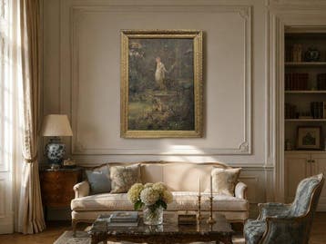 French School (XIX) - Echoes Of A Forgotten Garden