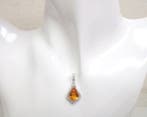 Hanger - 18 karaat Witgoud - 2.71ct. tw. Citrien - Diamant -