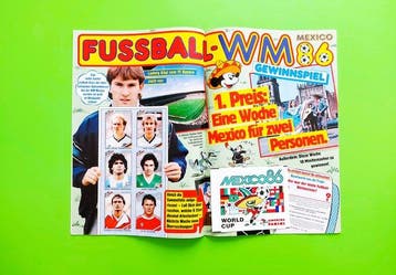1986 Panini World Cup, Beilage Micky Maus Comic Diego