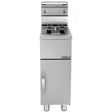 Friteuse | Aardgas | 15L | 30°C/190°C | 21kW | Aftapkraan |, Verzenden, Nieuw in verpakking