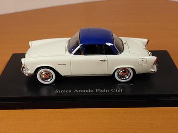Autocult 1:43 - Model coupé - Simca Aronde Plein Ciel Coupé, Nieuw
