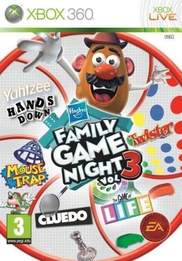 Hasbro Familie Spellen Avond 3 (Xbox 360 Games), Ophalen of Verzenden