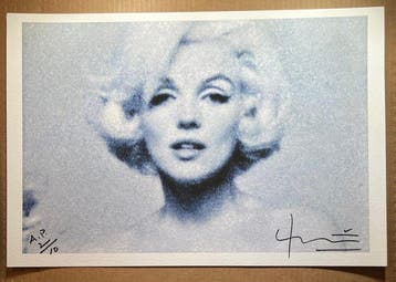 Bert Stern (1929–2013) - Marilyn Monroe Blue sultry Portrait