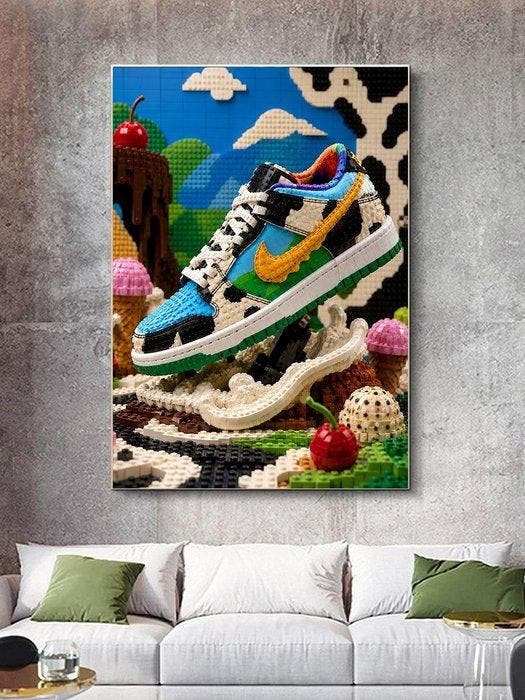 Shayer - LEGO Nike Dunk x Ben & Jerry’s – The Ice Cream, Kinderen en Baby's, Speelgoed | Duplo en Lego