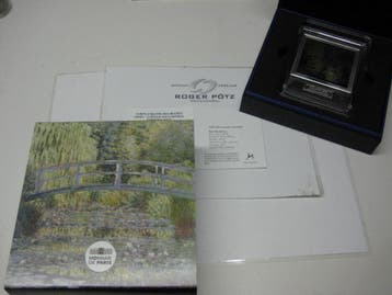 Frankreich 250 Euro 1/2 kg zilver coloriert 2022 Claude M..., Postzegels en Munten, Verzenden, België