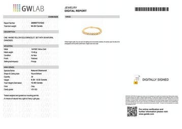 Zonder minimumprijs - Armband - 14 karaat Geel goud -, Nieuw