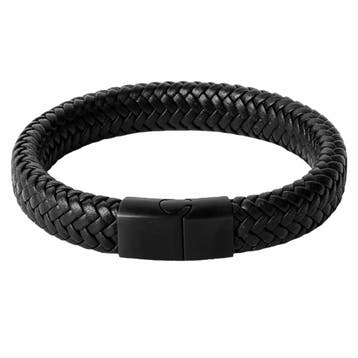 Fako Bijoux - Armband Leer - Gevlochten - Vlecht - Layer, Verzenden