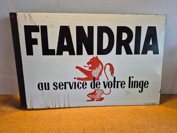 Flandria - Emaillerie Alsacienne Strasbourg - dubbelzijdig -