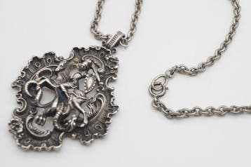 Zonder minimumprijs - Ketting met hanger Zilver - Beierse