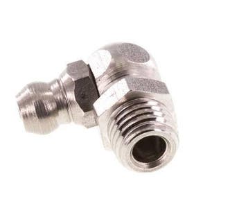90° Graisseur Coudé Acier Inoxydable M8x1 DIN 71412, Bricolage & Construction, Verzenden