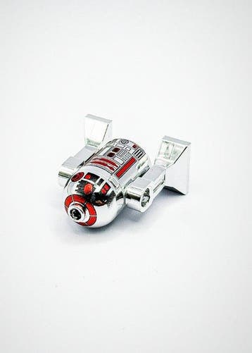 Lego Minifiguur - Star Wars - Chrome Silver Red Astromech, Nieuw