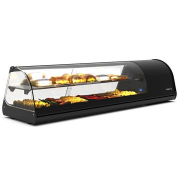 Tapasvitrine | CLASSIC | Zwart | 6x 1/3 GN | +2°C/+6°C |, Verzenden, Nieuw in verpakking