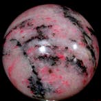 RARE !!! Sphères de quartz avec tourmaline rose et, Collections