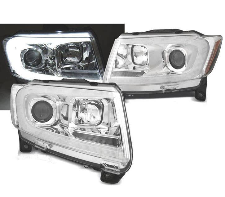 PHARES POUR JEEP GRAND CHEROKEE 11-13 DYNAMIQUES, Auto-onderdelen, Verlichting, Verzenden