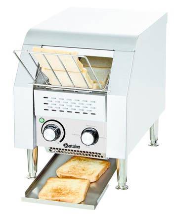 Doorlooptoaster | MINI | RVS | Enkel | Max. 75/u. | 1.34kW, Zakelijke goederen, Verzenden, Nieuw in verpakking