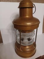 villedieu Decorative ships lamp - oud - Glas, Koper