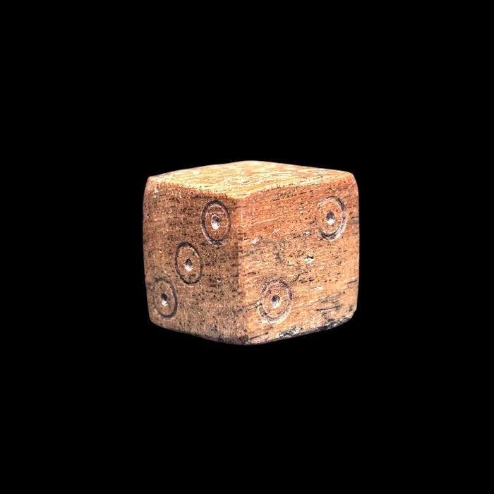 Oud-Romeins, Keizerrijk Been dobbelsteen - Ancient Roman, Antiek en Kunst, Antiek | Overige Antiek