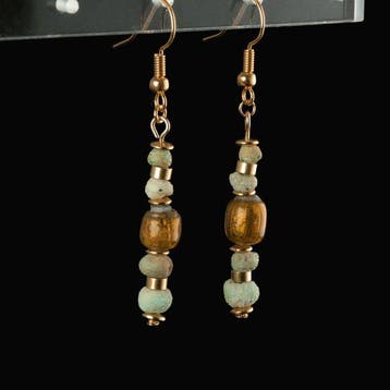 Het oude Egypte, Grieks-Romeinse periode Earrings, met