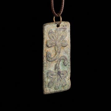 Byzantijns Brons Rosetta Pentaphylla-hanger – vijfbladig