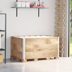 vidaXL Palletopzetranden 3 st 120x80 cm massief grenenhout, Verzenden