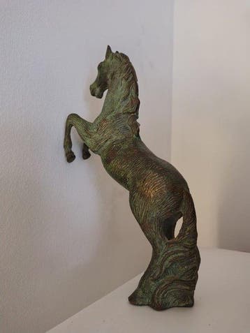 sculptuur, Caballo - 22 cm - Massief brons - 1950