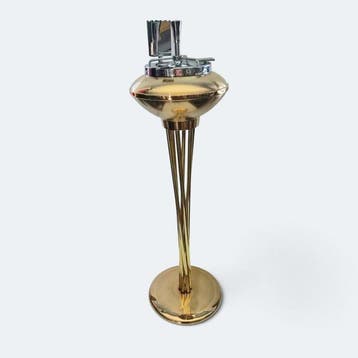 Asbak - Messing, Chroom