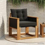 vidaXL Buiten Midden Sofa Massief Acacia Hout Naturel, Tuin en Terras, Verzenden, Nieuw