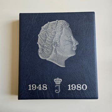 Pays-Bas. 3 collecties Juliana. 1950 t/m 1980 excl. zilver