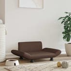 vidaXL Hondenmand 70x45x28 cm kunstleer bruin, Verzenden, Nieuw