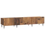 vidaXL TV Kast met lade Oud hout 147 x 34,5 x 32 cm Bewerkt, Verzenden, Nieuw