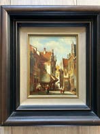 P C Steenhouwer (1896 - 1972) - Stadsgezicht, Antiek en Kunst