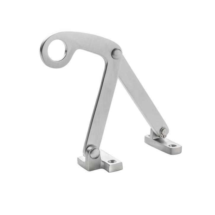 Raamuitzetter bovenraam - mat nikkel - voor ventilatie -..., Doe-het-zelf en Bouw, Hang- en Sluitwerk, Overige typen, Nieuw, Koper of Messing